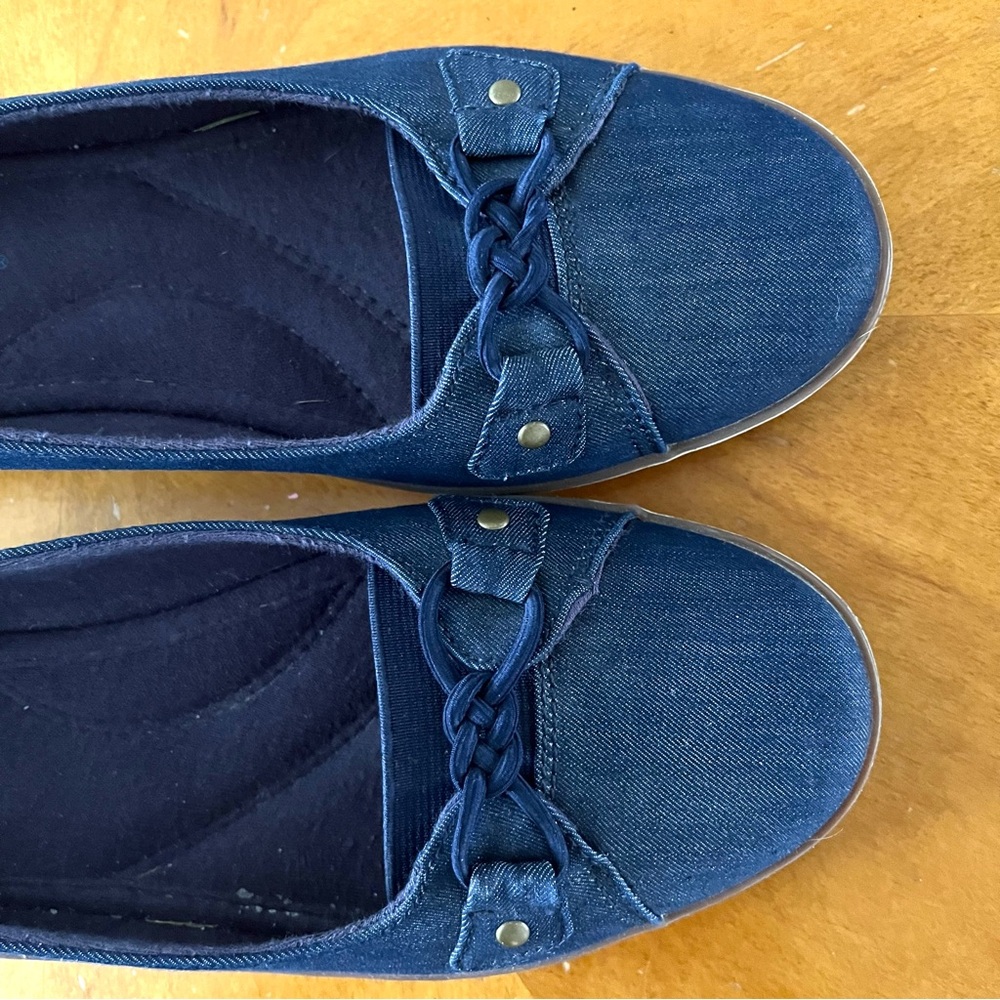Keds Grasshoppers Ortholite wedge loafer Cushioned slip on Boat Shoe Wmns Sz 8M - Picture 10 of 10